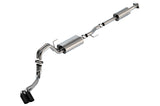 Borla F-150 2021 2.7L/3.5L 4dr CC SB EC STB Lar/KingR/Plnm/LTD 3/2.25 DSE CB Touring BLK CHR Tips | Dirty Garage