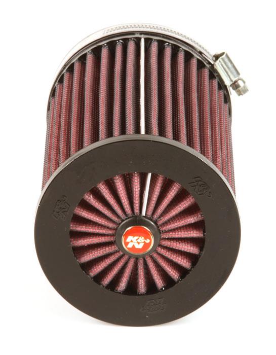 Universal X-Stream Clamp-On Round Air Filter 3.531in Flg ID/4in OD/5.969in H - View 2 | Dirty Garage