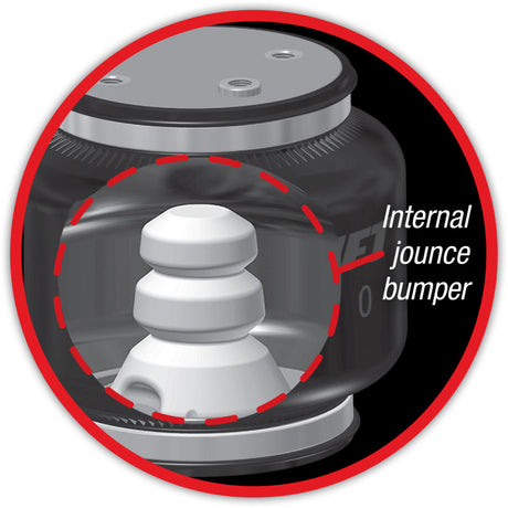 Universal Replacement Air Spring Loadlifter 5000 Ultimate Bellows Type with Internal Jounce Bumper - View 5 | Dirty Garage