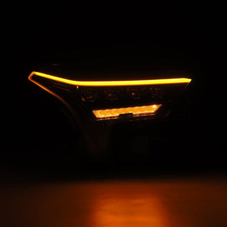 2022-2024 Tundra Sequoia Nova-Series Alpha-Black Headlights White DRL - View 6 | Dirty Garage