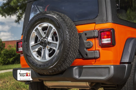 Rugged Ridge Spartacus HD Tire Carrier Hinge Casting 18-20 Jeep Wrangler JL - View 7 | Dirty Garage
