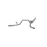 Chevy 1500 Silverado Sierra 4.3L 5.3L Dual Split Side T409 3" Cat Back Exhaust - View 5 | Dirty Garage