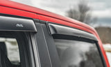 2015-2018 F-150/Super Duty  Supercab Ventvisor Outside Mount Window Deflectors Smoke 4-Piece - View 4 | Dirty Garage