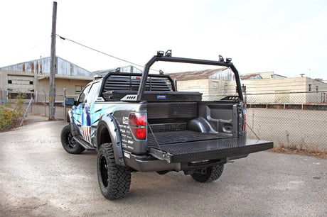 1997-2007 Super Duty Full Black-Tread Tailgate Protector - View 4 | Dirty Garage