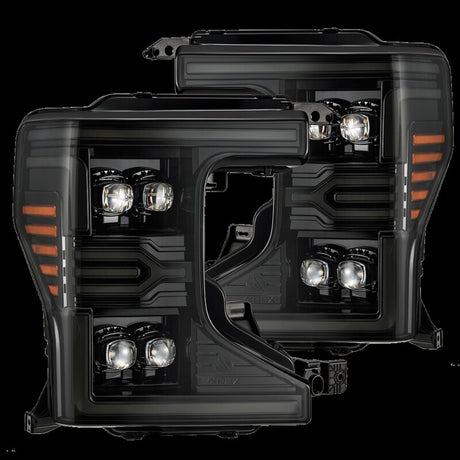 2020-2022 Super Duty Nova-Series LED Alpha-Black Projector Headlights - View 2 | Dirty Garage