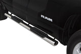 Lund 10-17 Dodge Ram 2500 Crew Cab 4in. Oval Straight SS Nerf Bars - Polished - View 4 | Dirty Garage