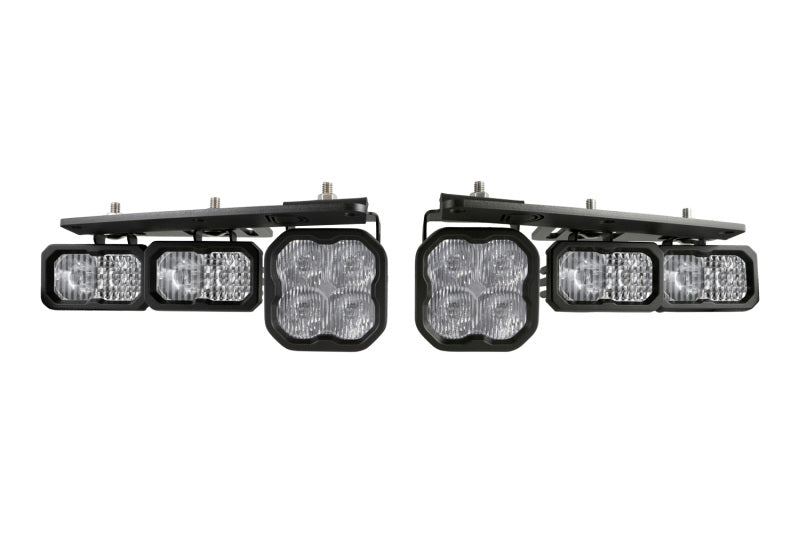 2021-2025  Bronco Stage Series Fog Pocket Kit - White Sport | Dirty Garage