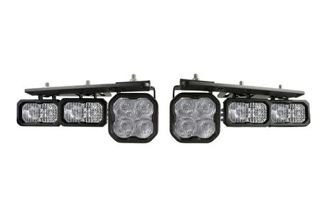 2021-2025  Bronco Stage Series Fog Pocket Kit - White Sport | Dirty Garage