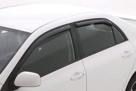 2009-2013 Corolla Front and Rear Window Deflectors Smoke 4-Piece - View 2 | Dirty Garage
