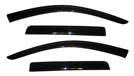 2011-2018 Outlander Ventvisor Outside Mount Window Deflectors 4-Piece Smoke - View 2 | Dirty Garage