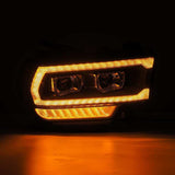 2019-2024 Ram HD Luxx-Series LED Projector Black Headlights Active Light Sequential Signal DRL - View 6 | Dirty Garage