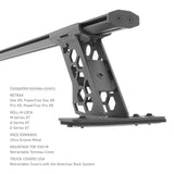 Go Rhino 15-22 Ford F-150 / 07-21 Toy. Tundra XRS Cross Bars Kit - Tex Blk (Attch Tonneau Cvr T-Trk) - View 14 | Dirty Garage