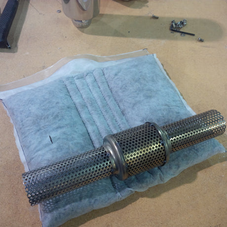 Universal 4" x 16" Billet Muffler Repack Kit - View 2 | Dirty Garage