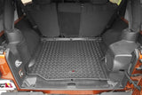 Rugged Ridge Floor Liner Cargo Black 2007-2018 Jeep Wrangler Unlimited JK 4 Dr - View 6 | Dirty Garage