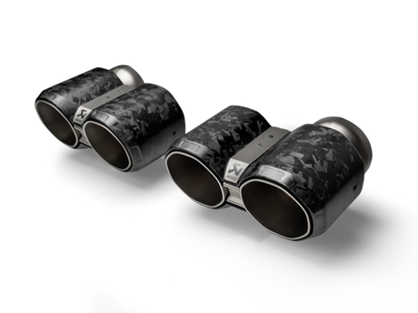 2023-2025 M2 Coupe Tail Pipe Set Chopped Carbon | Dirty Garage