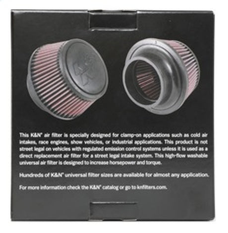 Universal Round Clamp-On Air Filter 3in Flange ID x 6in Base OD x 4.625in Top OD x 3in Height - View 16 | Dirty Garage