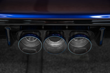 2023-2024 Civic Type R 2.0L 3" Cat Back Exhaust Triple Center Outlet Burnt Tips - View 9 | Dirty Garage
