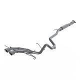 2013-2018 Veloster Turbo 4.0in OD Dual Outlet 2.5" AL Cat Back - View 2 | Dirty Garage