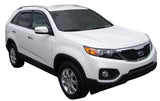 2011-2015 Sorento Ventvisor Outside Mount Window Deflectors Smoke 4-Piece - View 2 | Dirty Garage