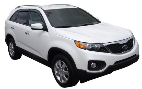 2011-2015 Sorento Ventvisor Outside Mount Window Deflectors Smoke 4-Piece - View 2 | Dirty Garage