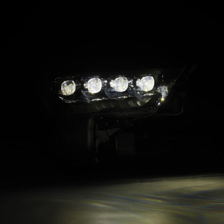 2022-2025 Tundra Sequoia Nova-Series Alpha-Black Headlights Amber DRL - View 7 | Dirty Garage