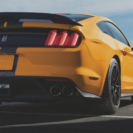 2015-2023 Mustang Coupe Gloss Black Rear Spoiler w/Gurney Flap - View 2 | Dirty Garage