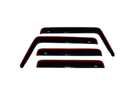 2003-2009 H2 Ventvisor In-Channel Window Deflectors Smoke 4-Piece - View 2 | Dirty Garage