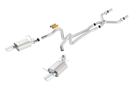 Borla 13-14 Mustang GT/Boss 302 5.0L V8 RWD Single Split Rear Exit ATAK Catback Exhaust - View 4 | Dirty Garage