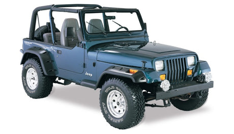 1987-1995 Wrangler YJ Cutout Style Flares 4pc - Black | Dirty Garage