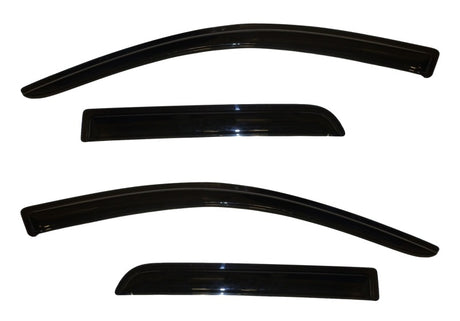 2011-2013 Outlander Sport Ventvisor Outside Mount Window Deflectors 4-Piece Smoke - View 2 | Dirty Garage
