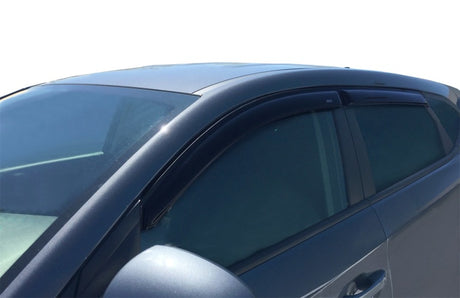 2016-2020 Tucson Ventvisor Outside Mount Window Deflectors Smoke 4-Piece - View 3 | Dirty Garage