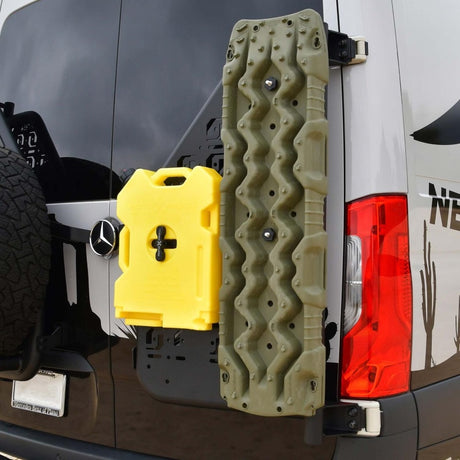 2019-2026 Mercedes-Benz Sprinter XTS Molle Rear Swingout Carrier - View 3 | Dirty Garage