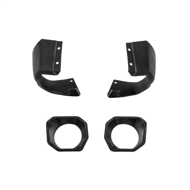 Rugged Ridge Jeep 19-22 Wrangler JL/20-22 Gladiator Venator Front Bumper Stubby Ends - Black | Dirty Garage