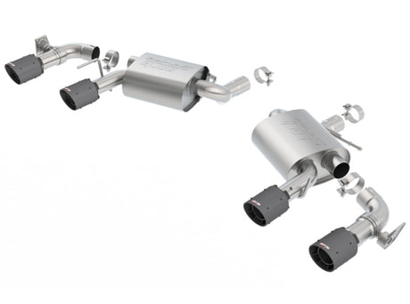 Borla 2016-2017 Chevrolet Camaro SS AT/MT RWD S-type Exhaust (w/ Dual Mode Valves) - Black CF Tip - View 3 | Dirty Garage
