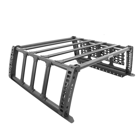 Go Rhino 19-21 Jeep Gladiator XRS Overland Xtreme Rack - Black - View 9 | Dirty Garage