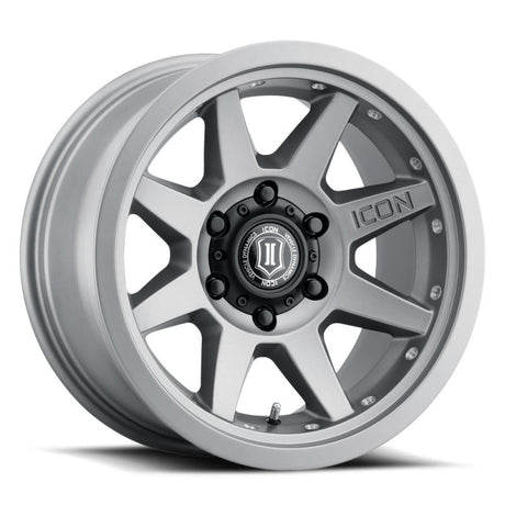 Universal Rebound Pro 17x8.5 Titanium Wheel 6x135 6mm Offset 5" BS 87.1mm Bore - View 13 | Dirty Garage