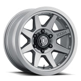 Universal Rebound Pro 17x8.5 6x5.5 0mm Offset 4.75" BS 106.1mm Bore Titanium Wheel - View 16 | Dirty Garage
