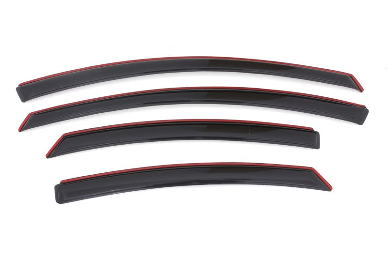 2011-2014 Sonata Ventvisor In-Channel Front and Rear Window Deflectors Smoke 4-Piece - View 2 | Dirty Garage