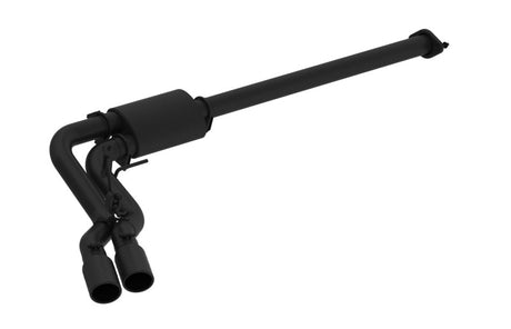 2015-2016 F-150 3" Cat Back Single Side Pre-Axle Dual Exit Black Coated - View 3 | Dirty Garage