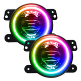 2007-2024 Wrangler High Performance LED Fog Lights ColorSHIFT Dynamic | Dirty Garage