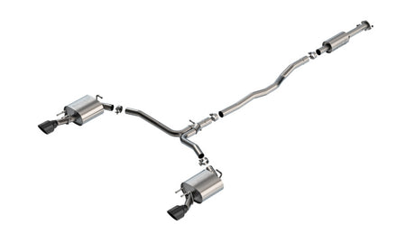 Borla 20-24 Toyota Camry TRD 3.5L V6 FWD S-Type Cat-back - Black Chrome | Dirty Garage