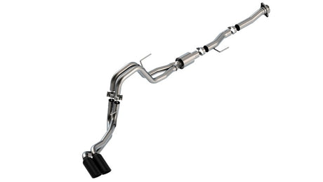 Borla F-150 2021 5.0L 2dr RC SB (122.8 WB) XL/XLT 3/2.25 DSE Cat-Back ATAK Black Chrome Tips - View 4 | Dirty Garage