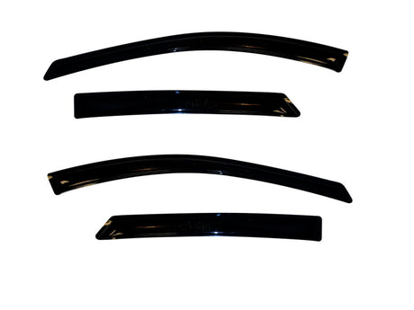 2010-2015 Tucson Ventvisor Outside Mount Window Deflectors 4-Piece Smoke - View 5 | Dirty Garage