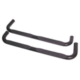 Rugged Ridge 3-In Round Side Step Black 84-01 Cherokee - View 2 | Dirty Garage