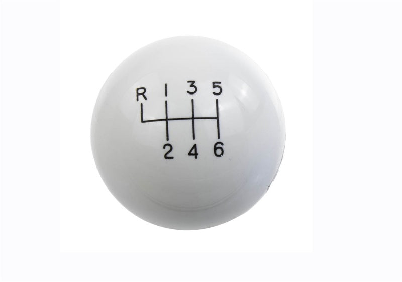 2015-2019 Mustang GT350 White 6-Speed Shift Knob - View 13 | Dirty Garage