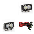 Universal S2 Sport Wide Cornering Pattern Pair LED Work Light Clear | Dirty Garage