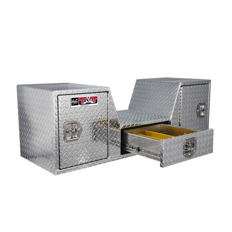 Universal V Shape 57" Goose Neck 5th Wheel Tailgate Box - View 2 | Dirty Garage