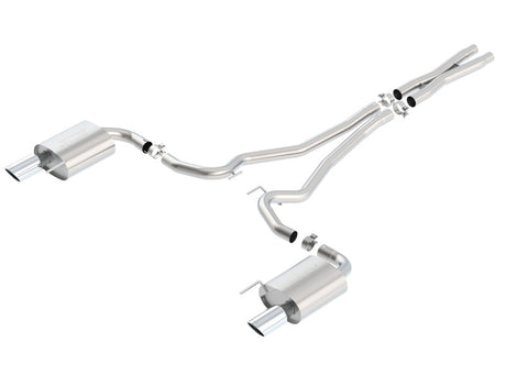 Borla S-Type Cat-Back 15-17 Ford Mustang GT 5.0L V8 MT/AT 2.5in pipe 4in tip - View 4 | Dirty Garage