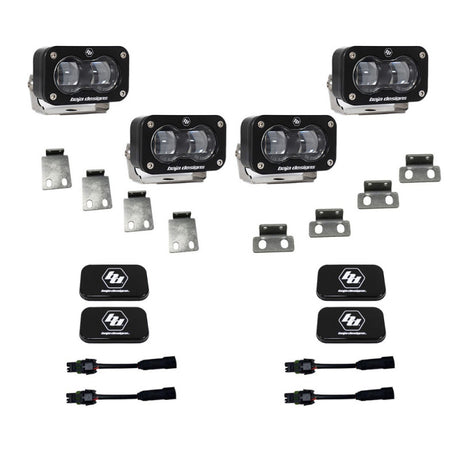 2021-2022 F-150 Raptor S2 SAE Dual Fog Pocket Light Kit Clear - View 5 | Dirty Garage