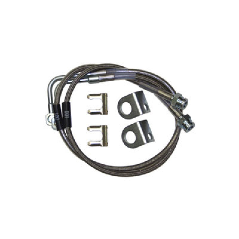 Synergy 07-18 Jeep Wrangler JK/JKU Extended Front/Rear DOT Approved Brake Line Kit | Dirty Garage